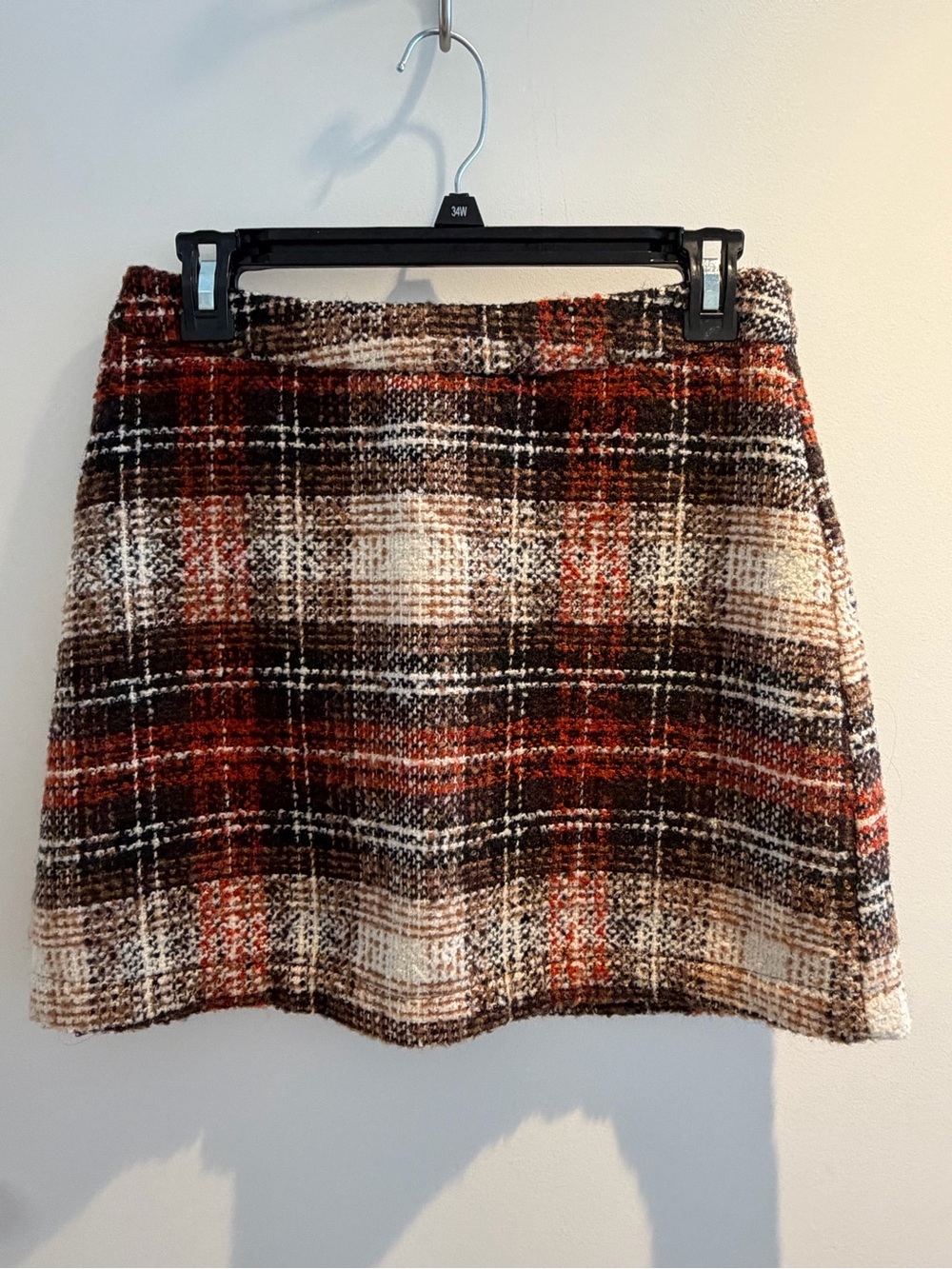Forever 21 Brown, Plaid Mini Skirt